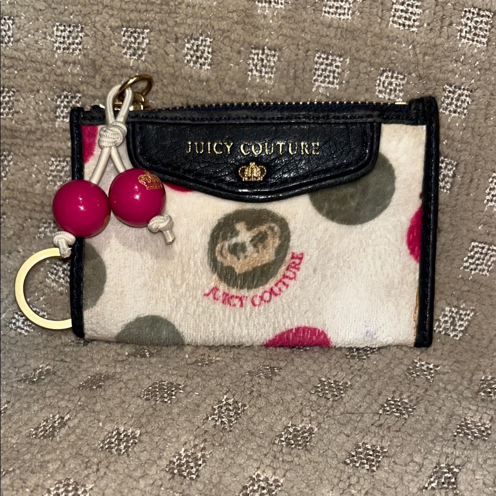 Juicy Couture Black and Pink Key Holder